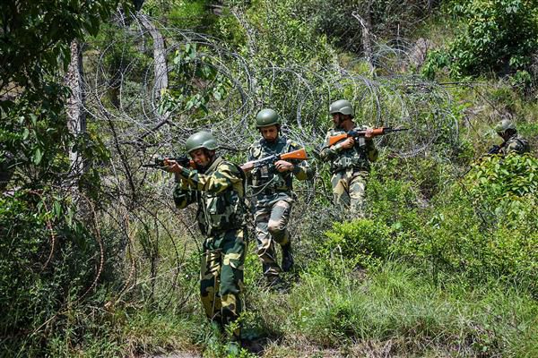 Suspicious movement along IB: Security forces conduct search operations in J-K’s Samba as precautionary measure