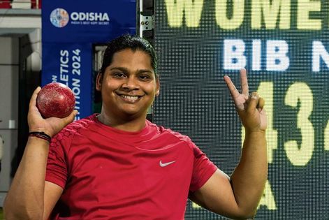 Shot at glory: Abha Khatua sets national record in women’s shot put, Olympics qualification next target