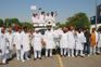 Sarpanches march in protest against BJP,  vow support to Congress