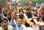 BJP workers protest against AAP’s alleged terror funding