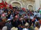 Tunisians stage anti-migrant protest as number of stranded in transit to Europe grows
