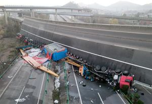 Highway collapse in China’s southern Guangdong province leaves 19 dead, state media says