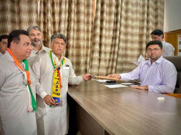 Manish Tewari, Chandigarh Congress candidate, files nomination, says 'it will be new morning on June 4'
