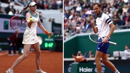 Tennis: Medvedev, Rybakina move into French Open third round