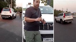 SUV driver claiming to be a 'judicial officer', breaks law, threatens Chandigarh traffic cops; video goes viral