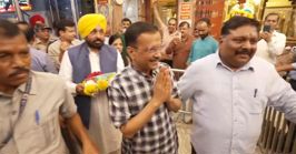 Arvind Kejriwal campaigning Live updates: Delhi CM, out of jail for 3 weeks in Liquor case, resumes canvassing after temple visit