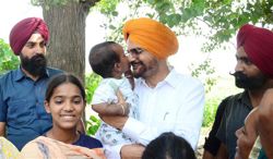 As Balkaur Singh campaigns for Lok Sabha elections, people recall, connect to his son Sidhu Moosewala