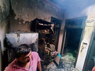 Fire breaks out at house on Batala Road