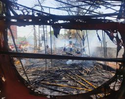Massive fire breaks out in Patiala, over 15 booths in cloth market gutted