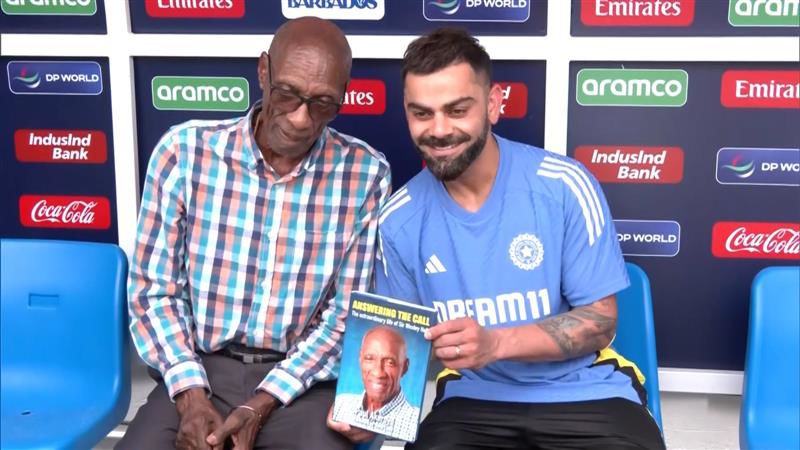 You are one of the greats: West Indies legend Wesley Hall hails Virat Kohli, gifts him his autobiography