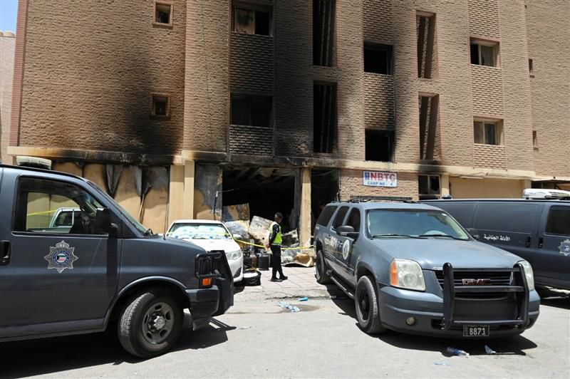 Fire in Kuwaiti building housing workers kills 35