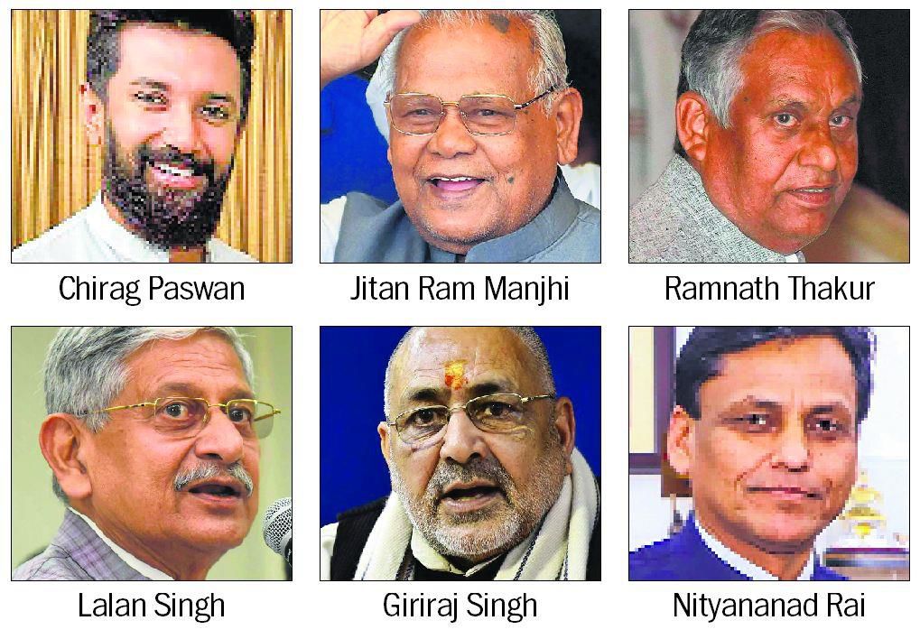 Bihar gets major representation in NDA govt with six ministers