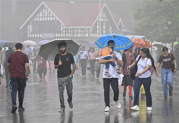 Rain lashes parts of Himachal Pradesh, 3 roads closed for traffic