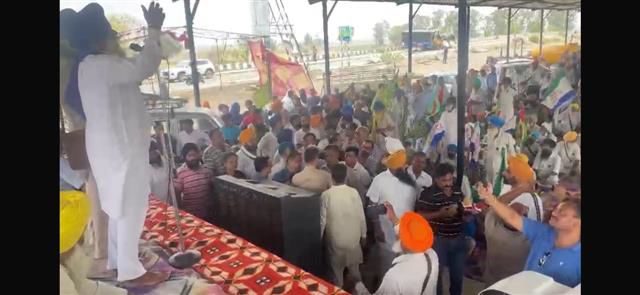 Group of miscreants try to create ruckus at farmers’ protest site at Shambhu border