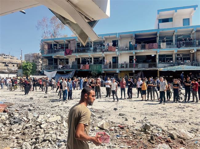 40 killed in Israel’s ‘targeted’ strike on UN school in Gaza