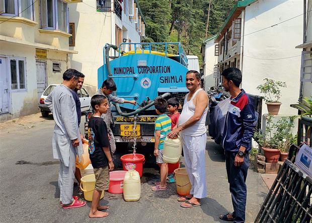 Shimla falls short of the required water supply