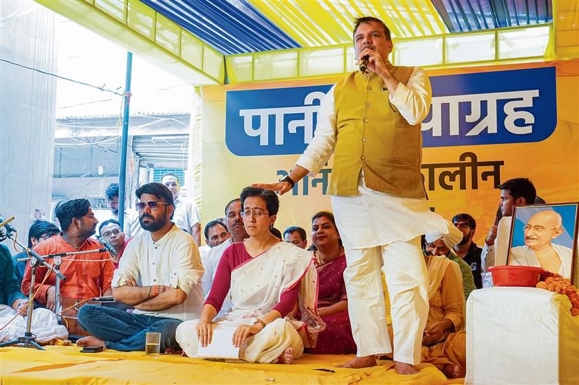 Atishi begins indefinite fast over water crisis in Capital