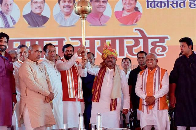 BJP sounds poll bugle in Haryana; to focus on farmers, Dalits