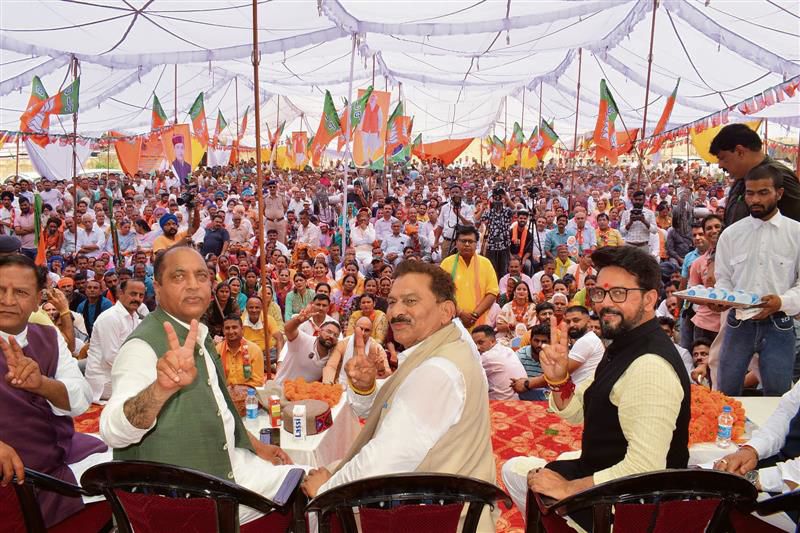 BJP leaders target Congress with ‘Himachal Cabinet for sale’ jibe