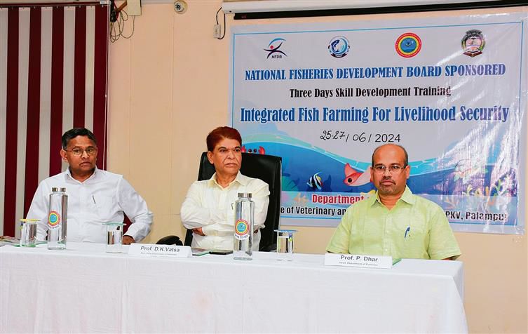 3-day training on  fish farming ends
