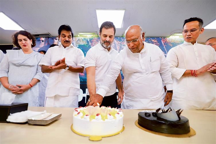 Rahul Gandhi’s Birthday: Congress presents Constitution copies to BJP leaders