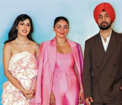 Neeru Bajwa praises her Jatt & Juliet 3 co-star Diljit Dosanjh, who she feels has elevated the status of the Punjabi globally
