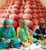 Women potters from Moga foray into terracotta jewellery territory