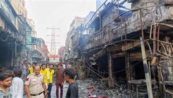 Three restaurants, shops, flats gutted in fire in southeast Delhi’s Shaheen Bagh