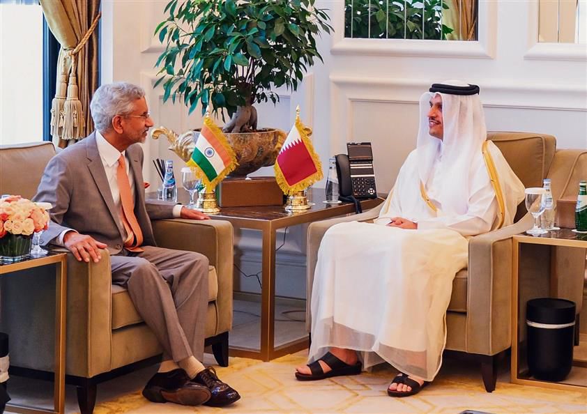 S Jaishankar meets Qatar PM; trade, tech figure in discussion