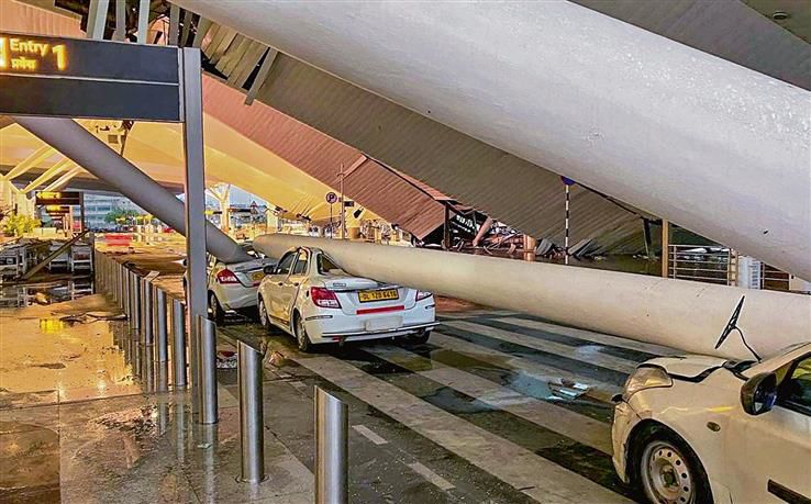 Airport roof collapse