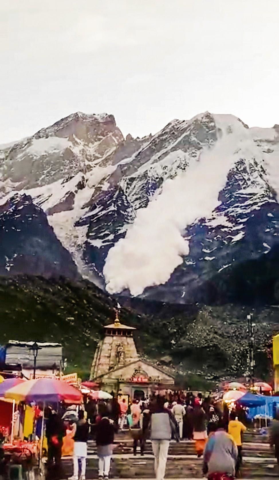 Avalanche hits area near Kedarnath Dham, no casualty