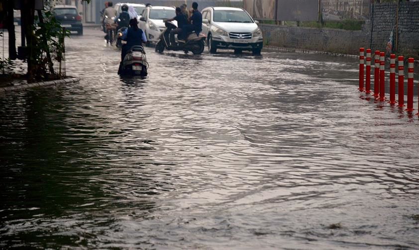 Waterlogging after rain in Ludhiana: Another year, same old story