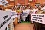 Stop ‘misusing’ agencies to silence Opposition: INDIA bloc MPs stage protest against Central Government